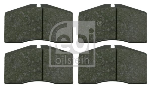 FEBI BILSTEIN Комплект тормозных колодок, дисковый тормоз 16514